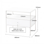 유닛 침실테이블 침대옆선반 거실 안방 침대 좁은 슬림 작은 서랍 낮은 미니 모듈 협탁