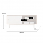 레이나 작은 수납장 낮은 거실 안방 다용도실 미닫이 슬라이딩 슬라이드 수납장 1200
