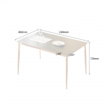 베카 1300x800 세라믹 테이블 원룸 식탁 업소용 테이블 다이닝 식탁