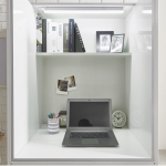알로하 LED 1인 독서실 책상 칸막이 책상 가정용 도서관 책상