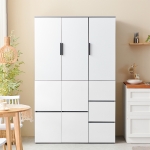 리엔 6도어 냉장고장 주방 팬트리장 다용도 키큰 냉장고형 수납장