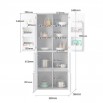 리엔 냉장고옆수납장 주방 팬트리장 키큰장 서랍장 냉장고형 수납장