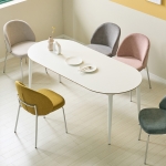 에단 HPM 화이트 넓은 식탁 6인 식당 테이블 미드센추리 카페 테이블 1800x800