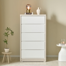 타이탄 키큰 서랍장 안방 드레스룸 서랍장 광폭 대형 속 깊은 5단 서랍장 800