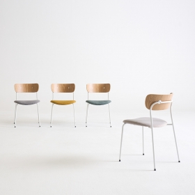 로버 식탁의자 미드센츄리 우드 화이트 인테리어 다이닝 체어