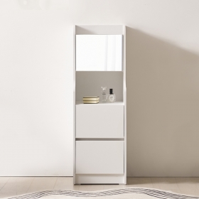 루키 화장대서랍장 입식 미니 콘솔 안방 틈새 슬림 수납 화장대 400