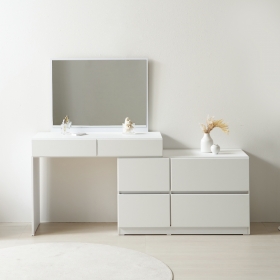 레이든 수납화장대 안방 드레스룸 확장형 서랍형 화장대 수납장