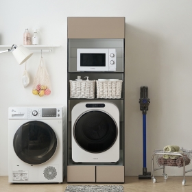 셀렌 건조기수납장 밥솥다이 밥통선반 주방 키큰 렌지대 수납장