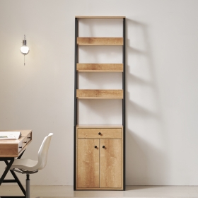 이베트 북선반 수납선반장 DIY 원룸 높은 철제 스틸 작은 미니 선반 600