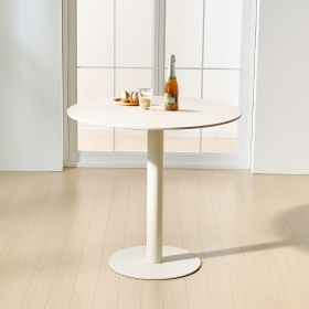 루도 포세린 세라믹 테이블 카페 다이닝 원형 라운드 2인용 식탁 테이블 800