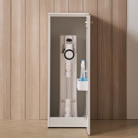 테리 무선 청소기 수납장 거실 다용도 베란다 수납장 무선 청소기장