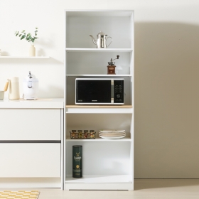 아르엘 주방 선반장 홈카페 전자레인지대 그릇 장식장 키큰장 오픈 수납장 600