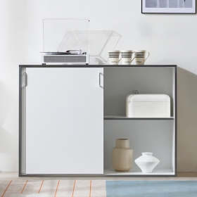 시엘 미닫이 수납장 원룸 작은 미니 소형 원룸 슬라이드 슬라이딩 수납장 1200