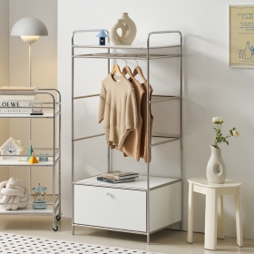 케인 모듈 행거 미드센츄리 시스템 옷장 1단 서랍 드레스룸 낮은 옷장 600