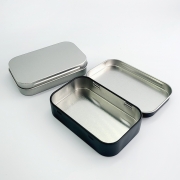 경첩 사각 틴 케이스 정리함 보관함