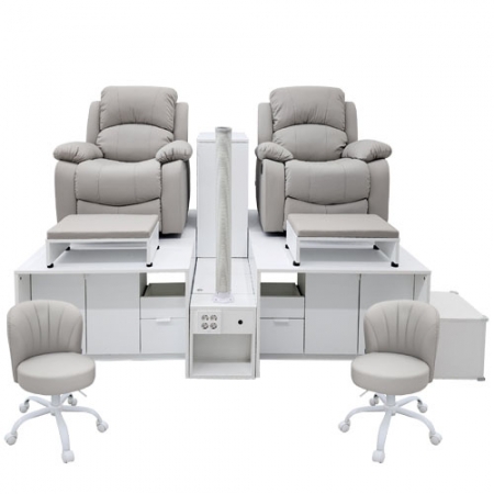 [나인] 2인 흡진 건식 페디세트※ 습식으로 변경 가능W2150고급 무광 패트