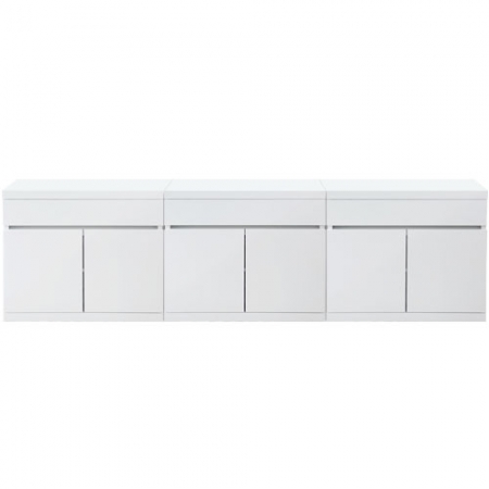 [리옹] 하부장세트 W2400 - A간결한 자체 손잡이고급 무광 패트