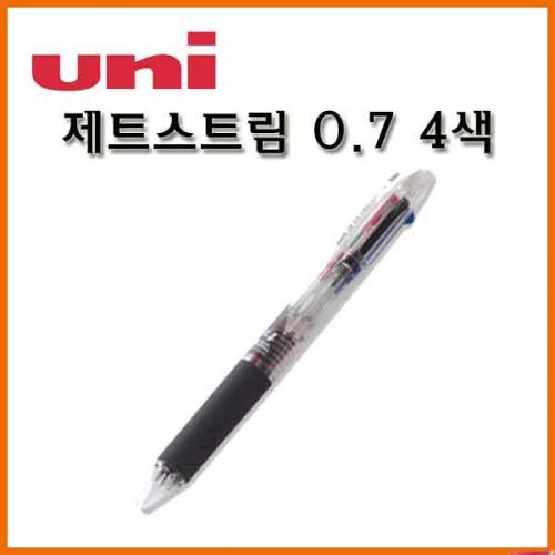 유니_제트스트림 0.7 4색볼펜 SXE4-500-07 Uni JETSTREAM