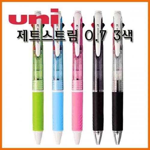 유니_제트스트림 0.7 3색볼펜 SXE3-400-07 Uni JETSTREAM