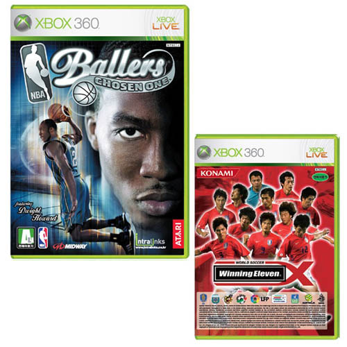 XBOX360 NBA 볼러 + 위닝일레븐 X