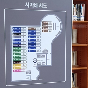 도서관 서가배치도 - 벽부형