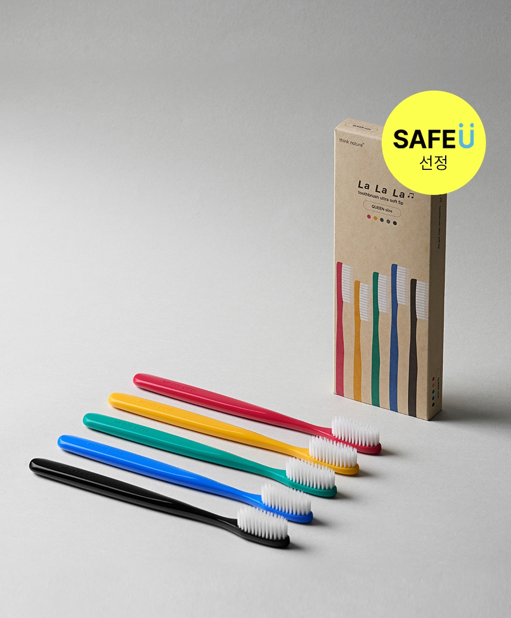 [킹/퀸/스탠다드]초미세 탄력모 인생칫솔씽크네이처 랄라라 울트라 소프트(5개입)