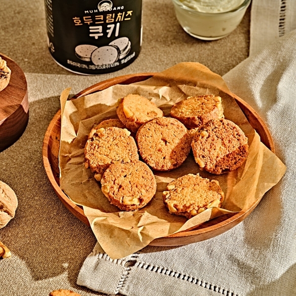 [무화당] 저당 호두크림치즈쿠키 1+1 (총 2개)