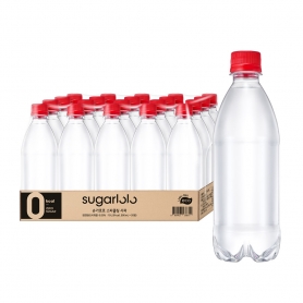 [임박특가]슈가로로 스파클링 사과 ECO 무라벨 500ml (20병) 소비기한 2027-02-06