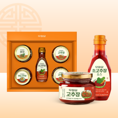 [무화당] 알룰로스 저당 장 선물세트 (고급선물박스)