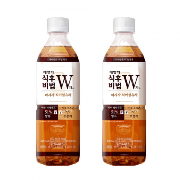 [코카콜라] 식후비법 W차 PET 500ml 24개