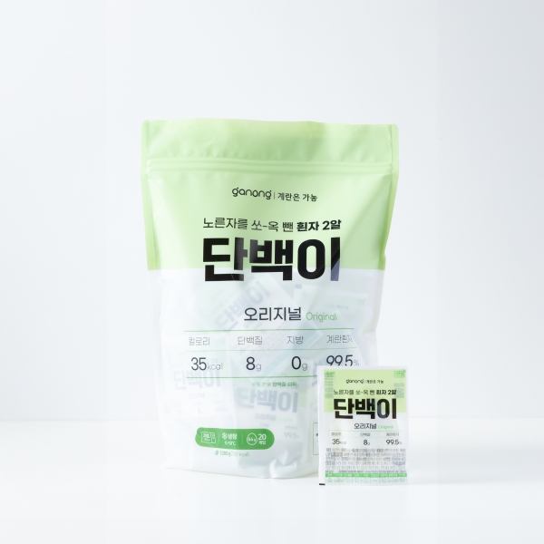 [가농] 단백이(에그 프로틴 계란흰자 난백 삶은계란) 40개입
