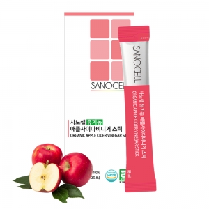 [사노셀]유기농 애플사이다비니거 스틱 18ml x 20포 애사비