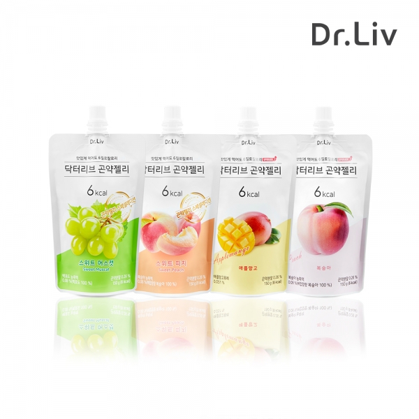 [닥터리브] 다먹어도 6kal 곤약젤리 10팩