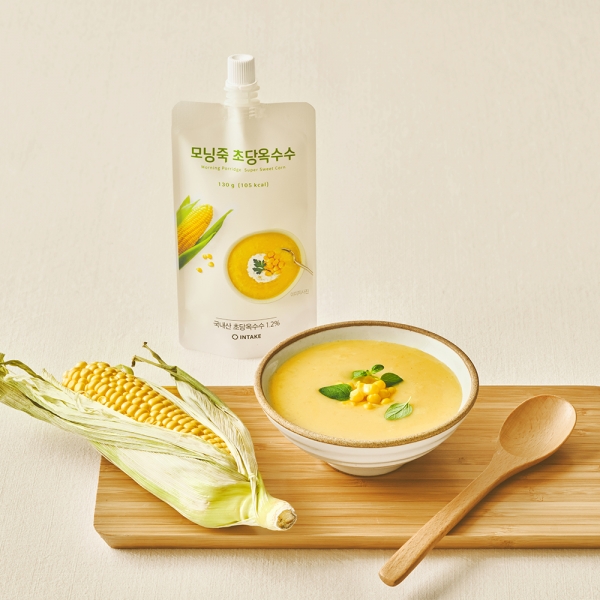[인테이크] 아침식사 모닝죽 6종 130g 7팩(통단팥,단호박,꿀고구마,알밤,검은콩,초당옥수수)