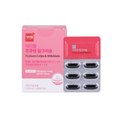 [닥터팜] 코큐텐 밀크씨슬 1,000mg X 30캡슐