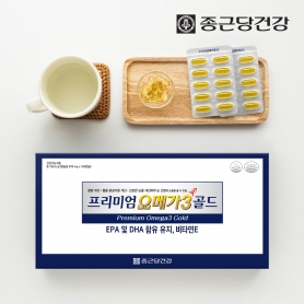 [종근당건강]프리미엄 오메가3 골드+쇼핑백