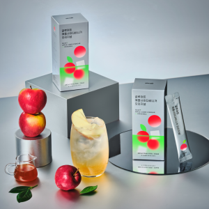 [정기배송] 글루어트 애플사이다비니거,애사비 4종(오리지널,파인애플,타트체리,진저유) 4BOX*15포