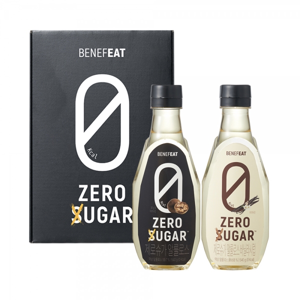 [베네핏] 제로슈가 알룰로스 오리지널 540g + 바닐라 시럽 540g 선물세트