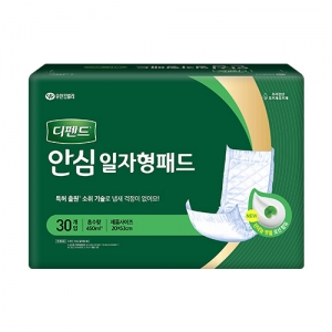 [유한킴벌리] 디펜드 안심 일자형 패드 30매 6팩