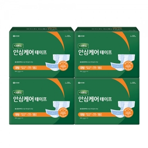 [유한킴벌리] 디펜드 안심케어 테이프 대형 18매 4팩, 특대형 16매 4팩 [선택]