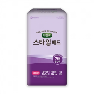 [유한킴벌리]디펜드 스타일 패드 대용량 18매 6팩