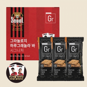 [그라놀로지] FC서울 하루 그래놀라 바 시그니처 30g 3개입 x 3개(총9개)