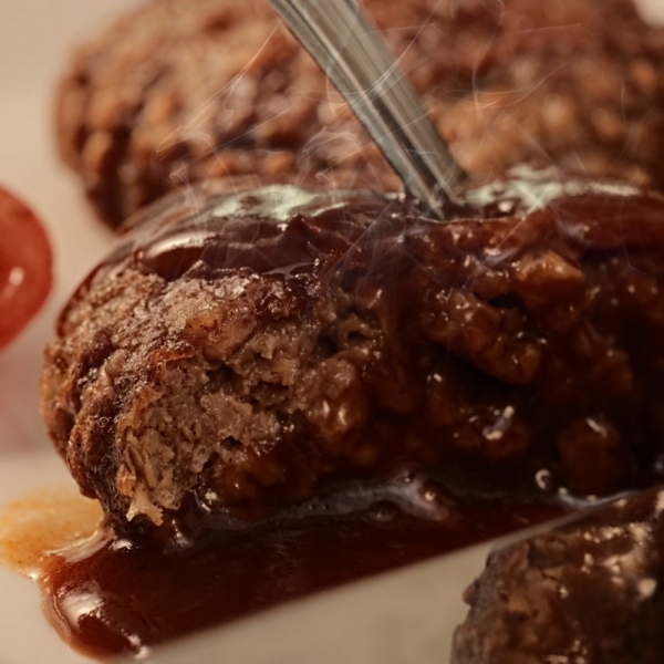 [파르팜] 레츠비건 비건 함박 스테이크 1.2kg (비건함박소스포함)