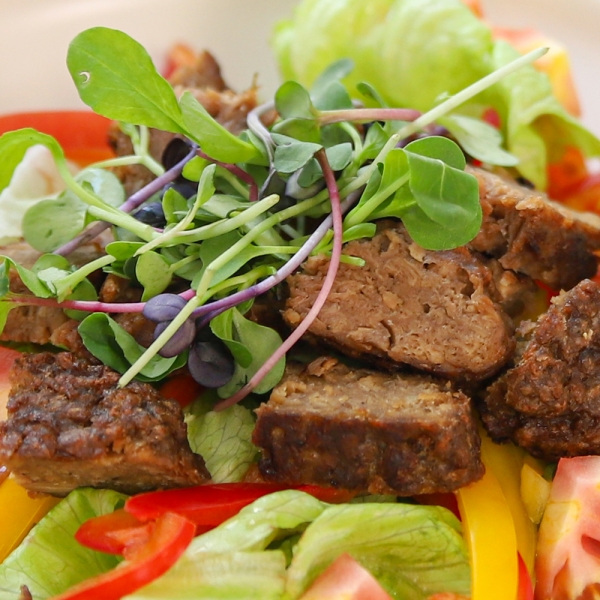 [파르팜] 레츠비건 비건 함박 스테이크 1.2kg (비건함박소스포함)