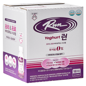 신앙촌 당 칼로리 다운 런 요구르트 12병