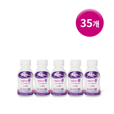 신앙촌 당 칼로리 다운 93mL 미니 런 요구르트 35병
