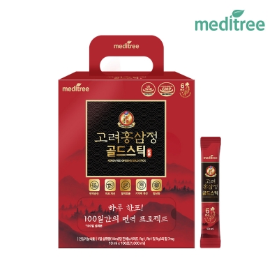 [메디트리]고려홍삼정 골드스틱 1박스 100포 대용량(무료배송)