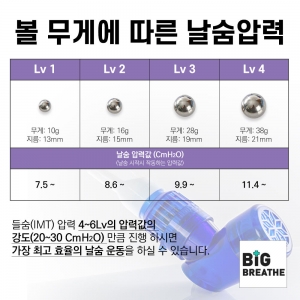 [빅브리드] 수동식흉벽진동기 가래 배출기 제거기 [V-PEP/IMT]