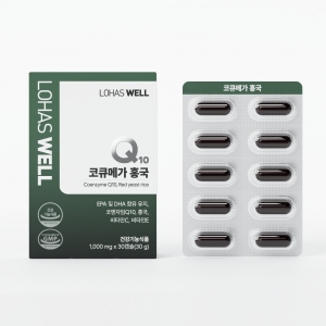 [로하스웰] 코큐텐 rTG오메가3 홍국
