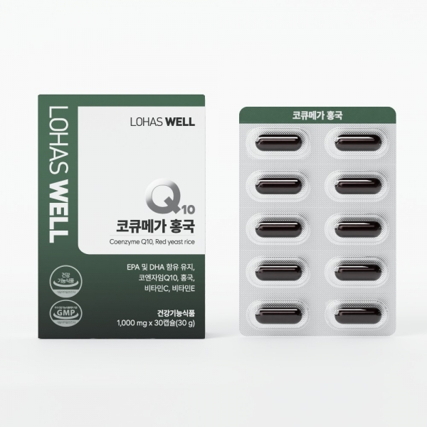 [로하스웰] 코큐텐 rTG오메가3 홍국